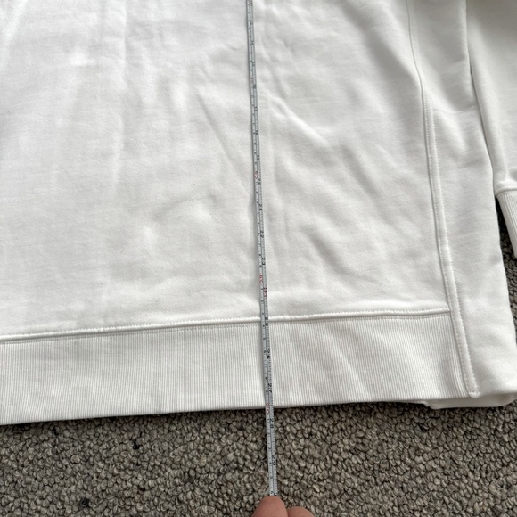 [STELLA MCCARTNEY FOR ADIDAS] Crewneck Sweatshirt French Terry White Size S NWOT - Picture 10 of 13